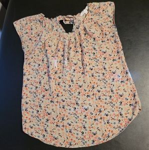 Colorful- Back tie knot blouse